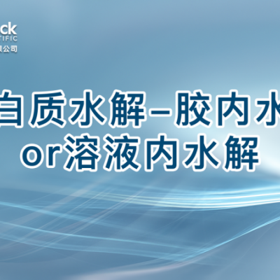 蛋白质水解-胶内水解or溶液内水解